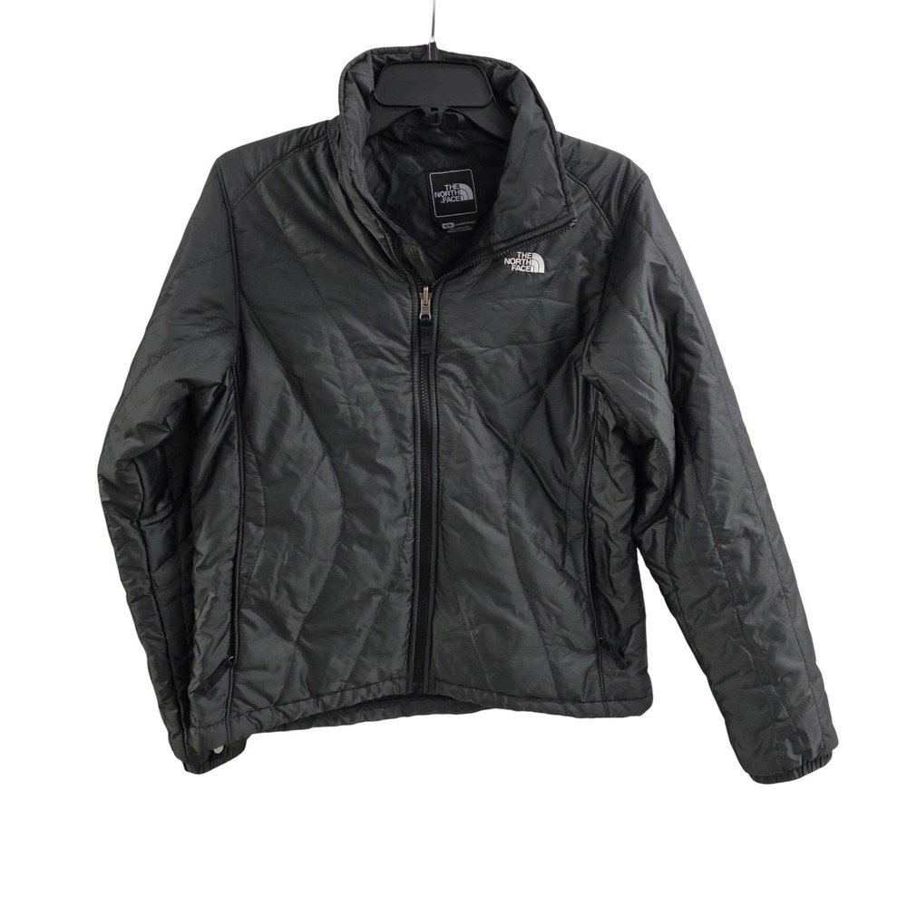 The North Face Thermoball Quilted Insulated Jacket Dark Gray Charcoal Womens M